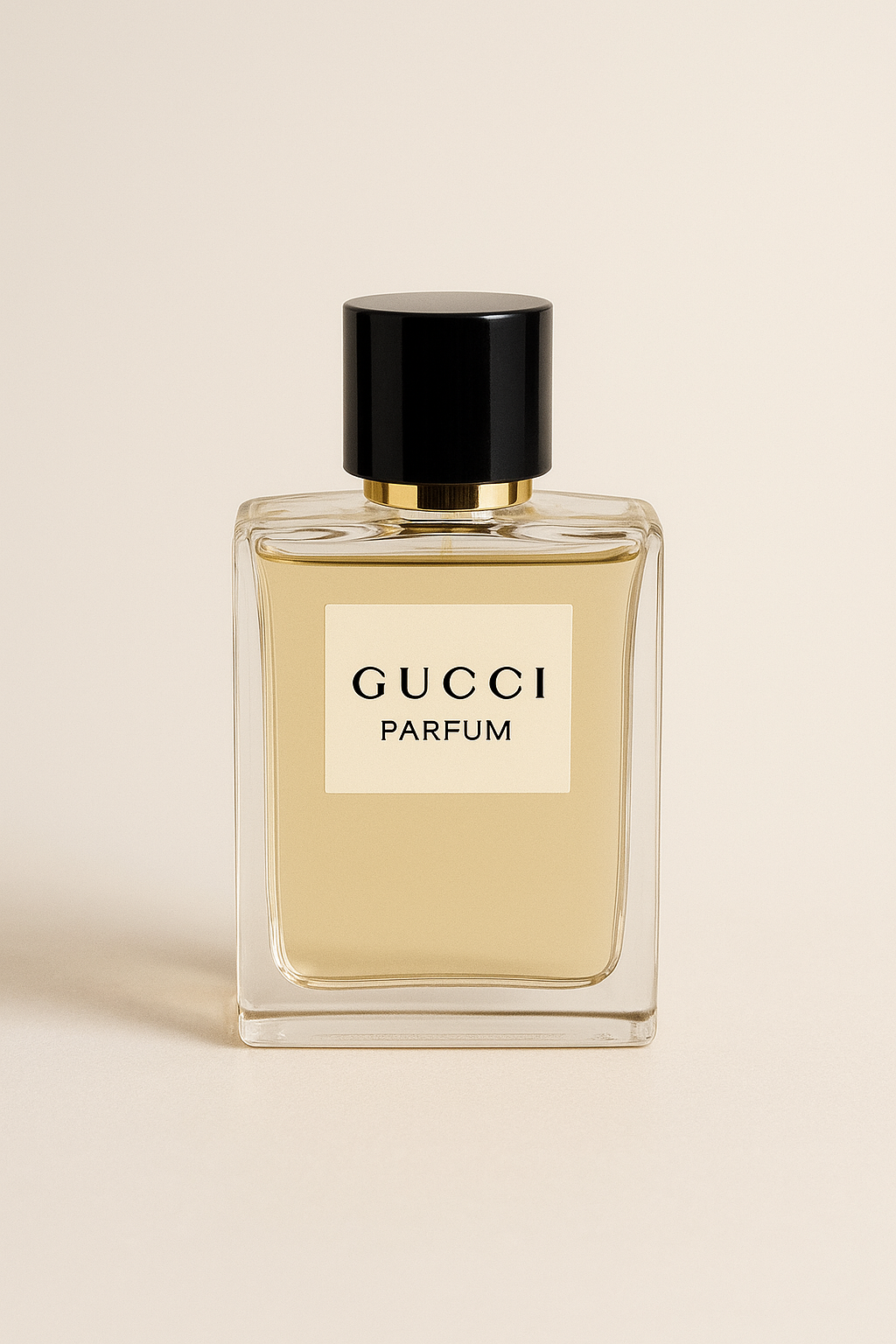 Parfum Gucci Bloom — botol krem minimalis
